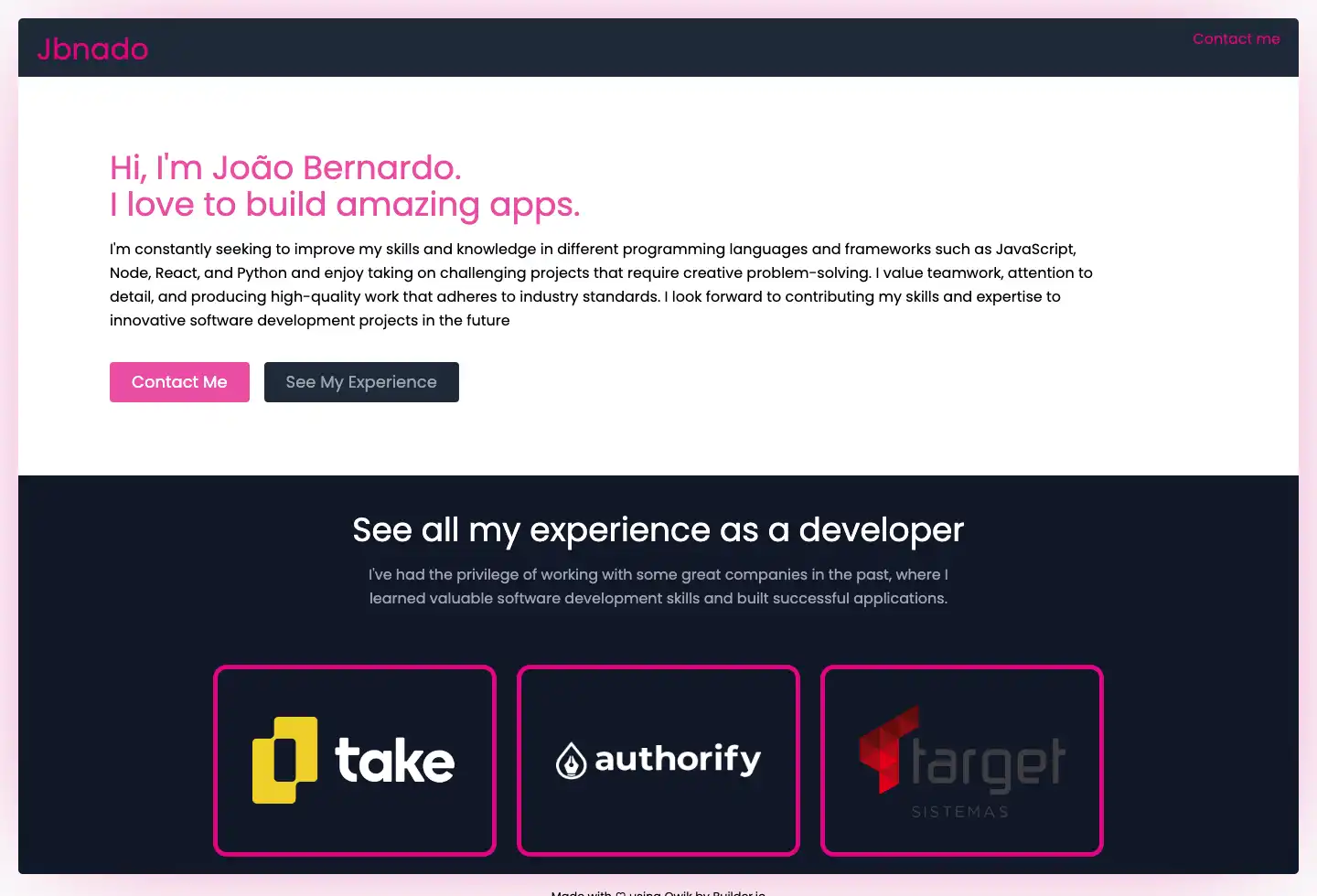 Jbnado - Joรฃo Bernardo